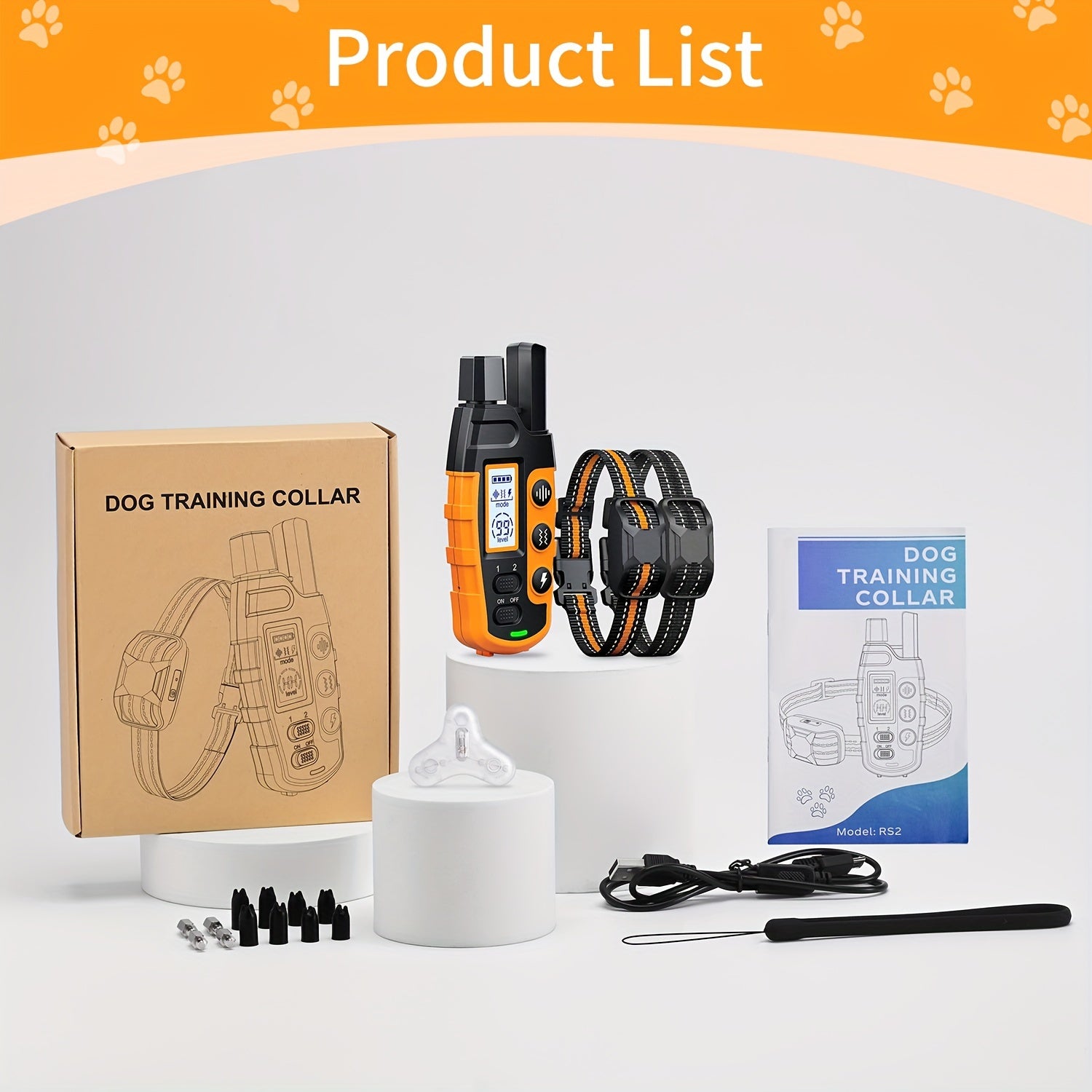 dog training collar remote pet supplies temu