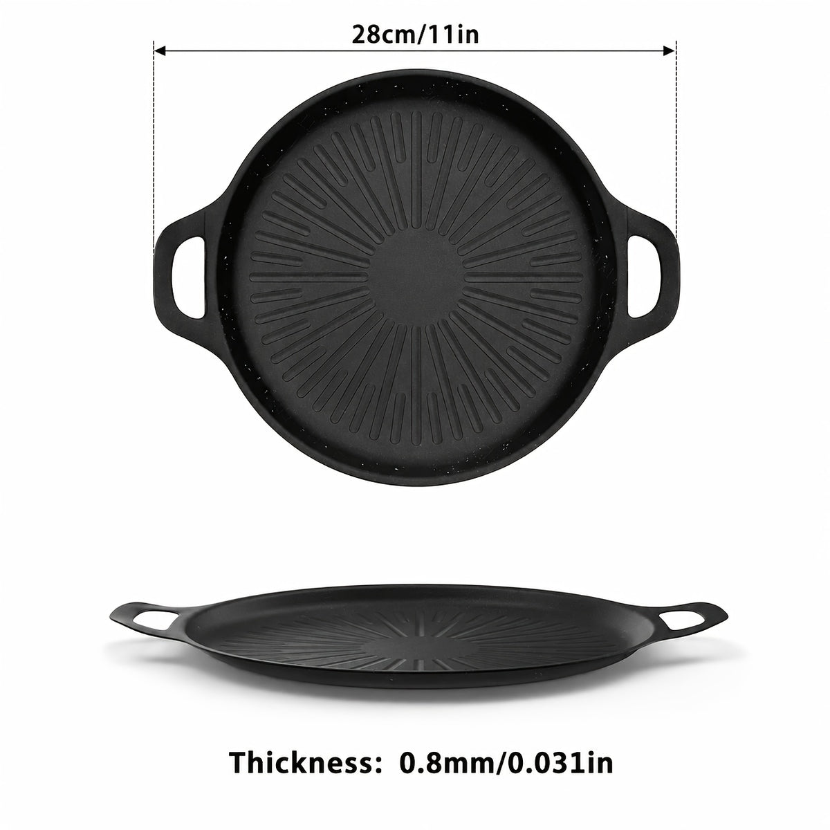 non stick frying   brush bbq griddle pan   heat oil