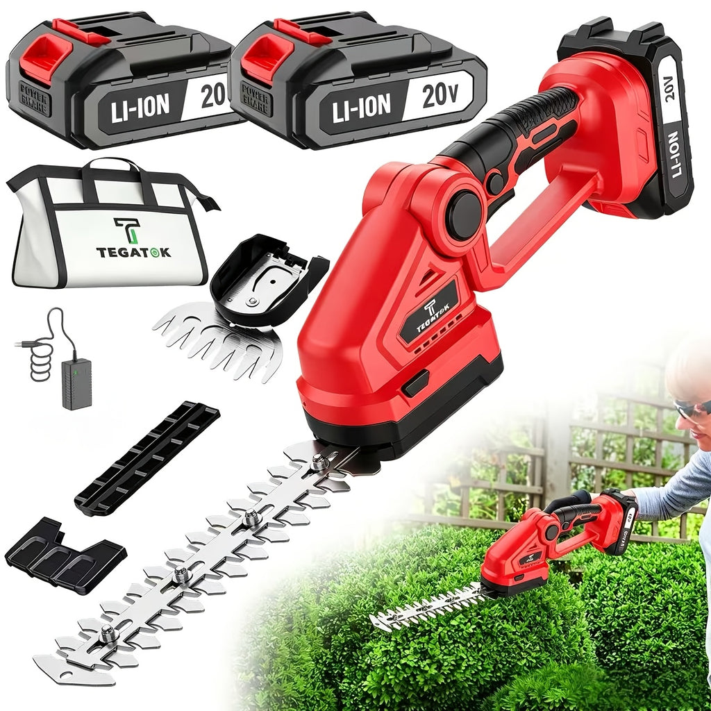 20v electric cordless hedge trimmer multifunctional
