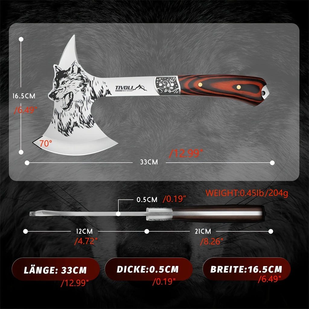 outdoor use camping hatchet nylon sheath survival viking