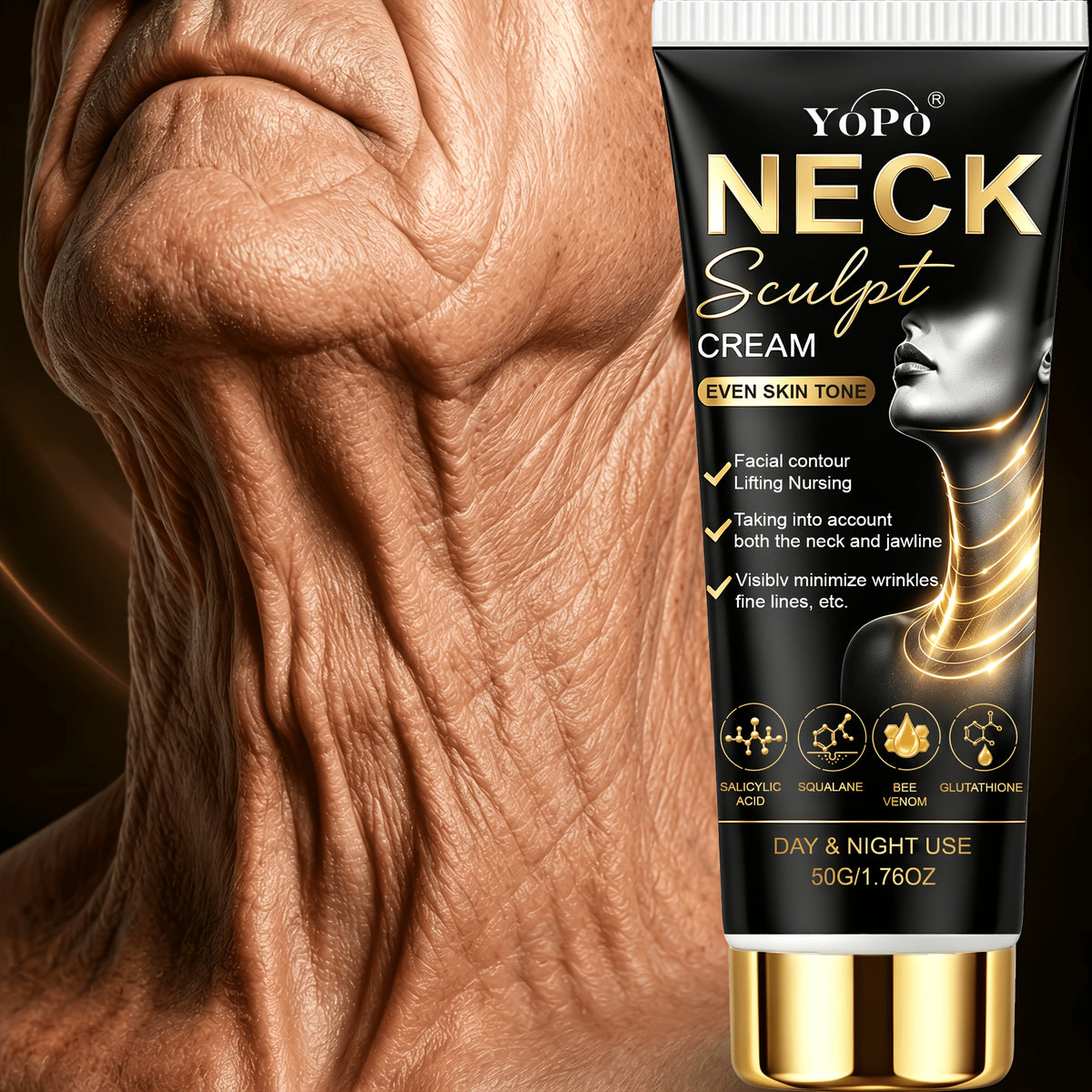 ultra powerful two minute firming lifting neck cream