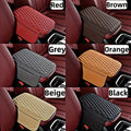 car armrest box mat pu leather storage pad multiple colors