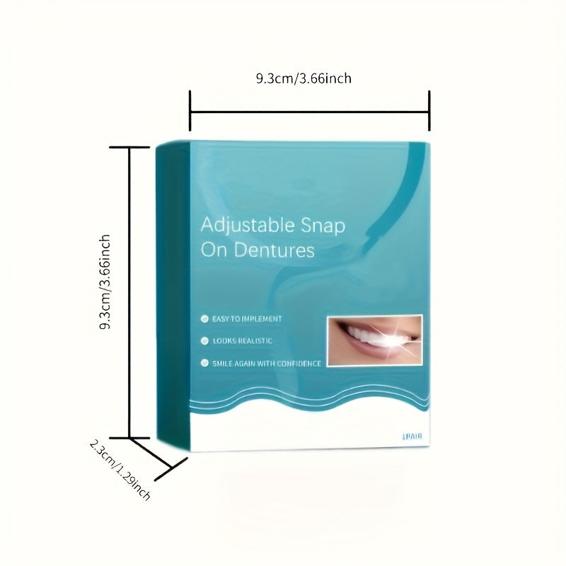 adjustable snap cosmetic teeth veneers flexible comfortable
