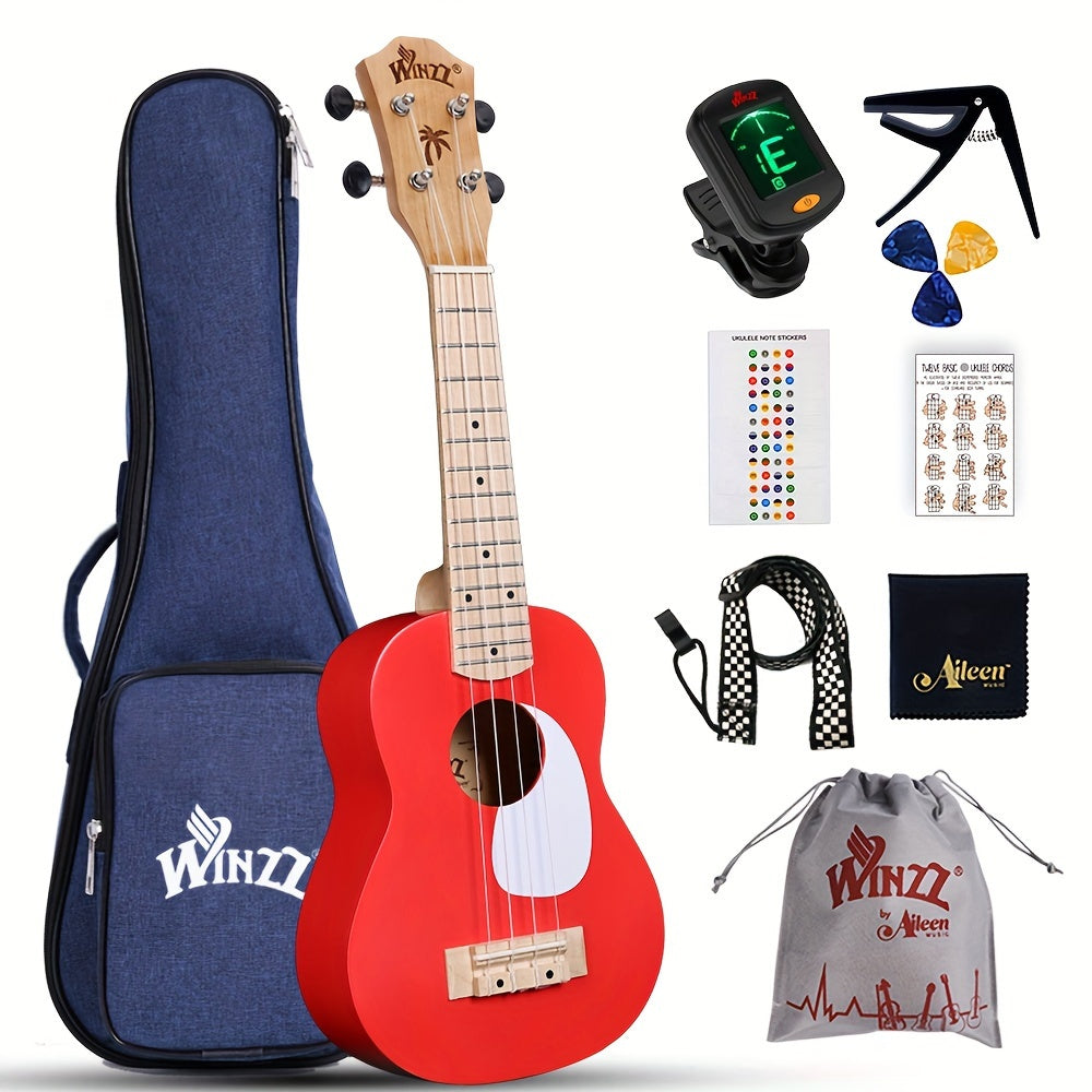 tg u2 21 inch   ukulele pack bundle