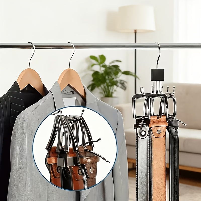 zxf multifunctional large capacity belt hanger rotatable