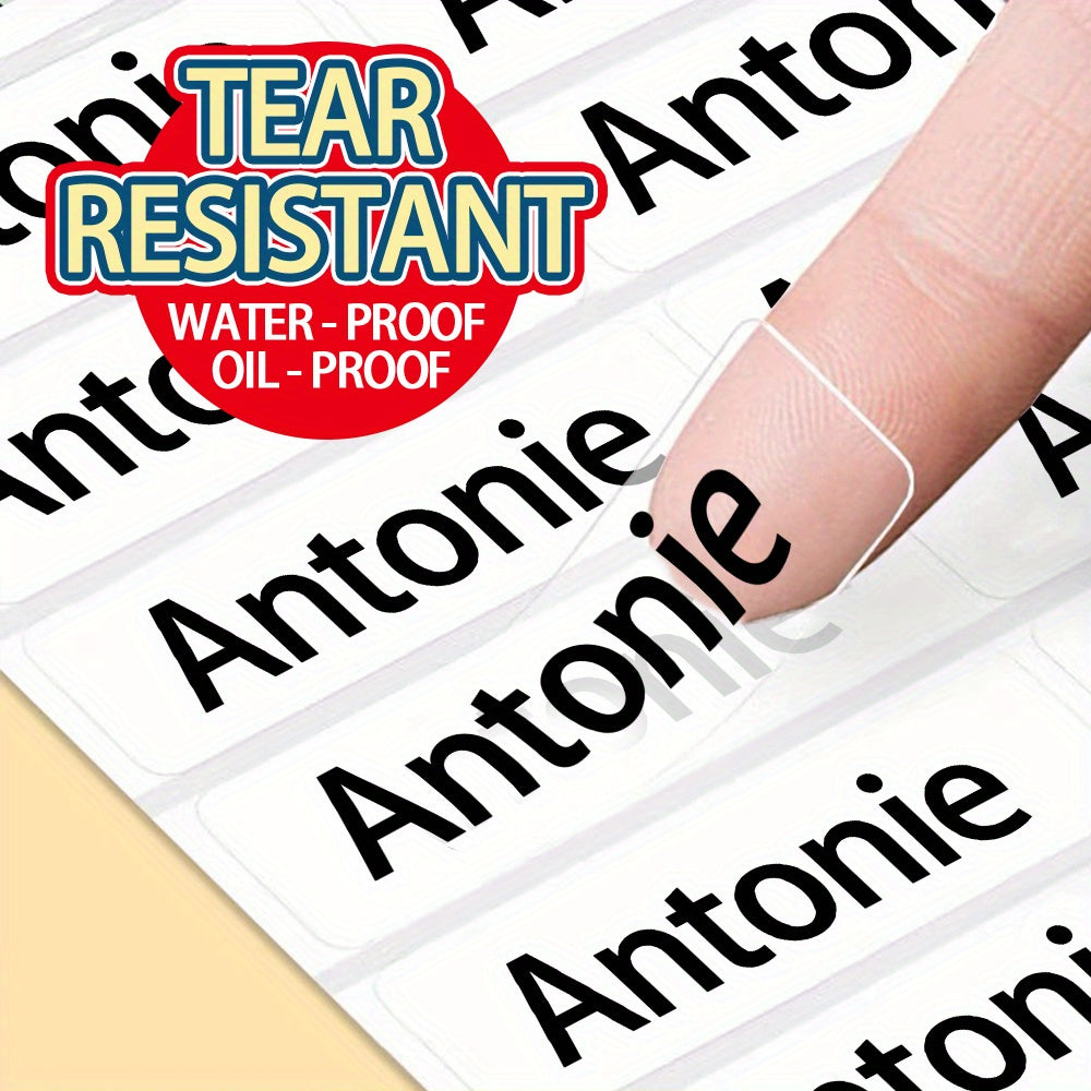 45 900  minimalist transparent name stickers