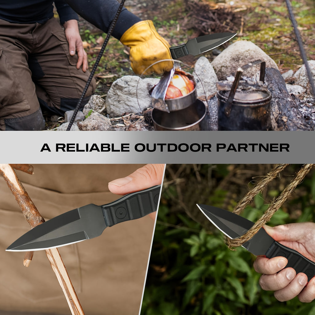 compact stainless steel edc knife sheath suitable