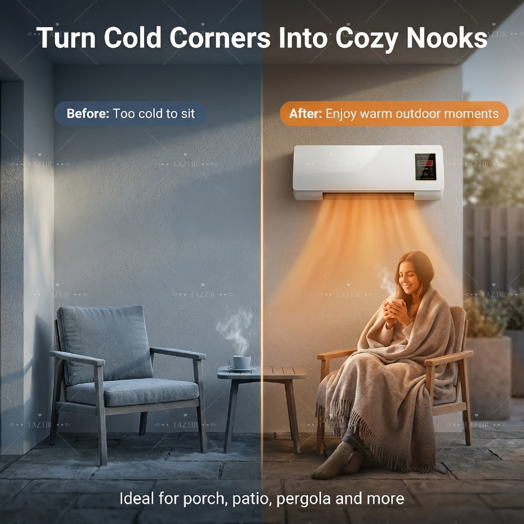1200w wall mounted heater     winter summer