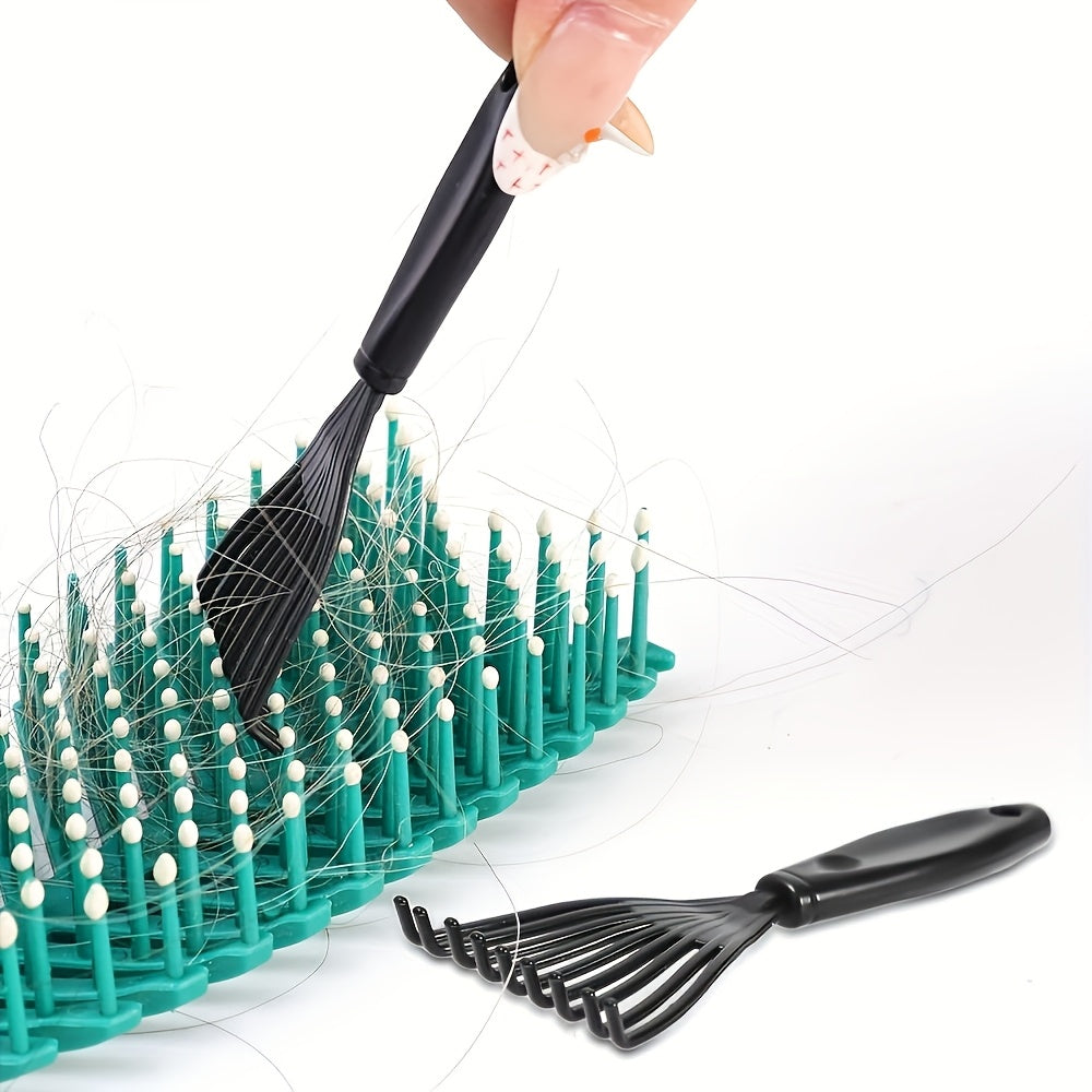 1pc 2pcs universal plastic mini comb cleaner embedded brush