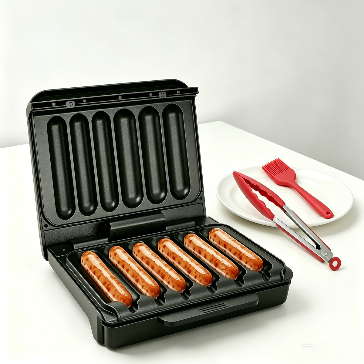 machine sausage grill nonstick plate oil
