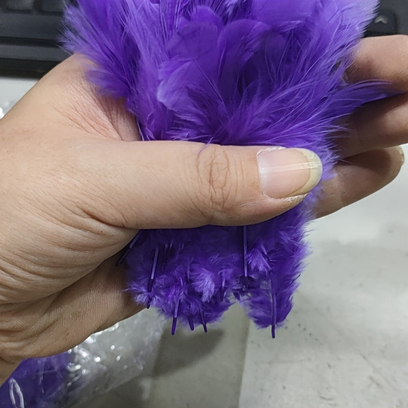 297pcs colorful artificial feathers suitable diy crafts