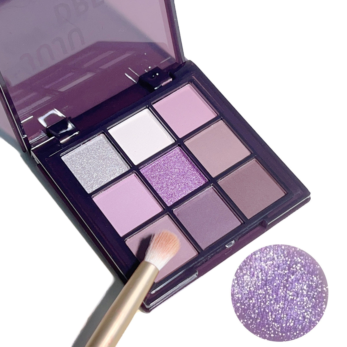 1pc 9 color purple eyeshadow palette 24 hour long lasting