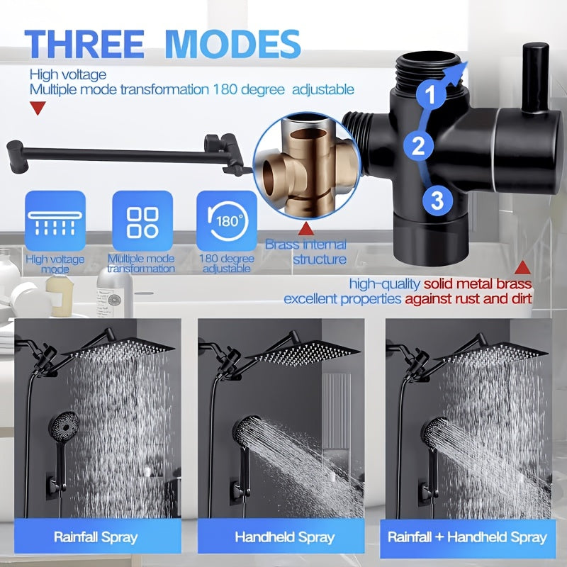 shower head high pressure   handheld shower combo