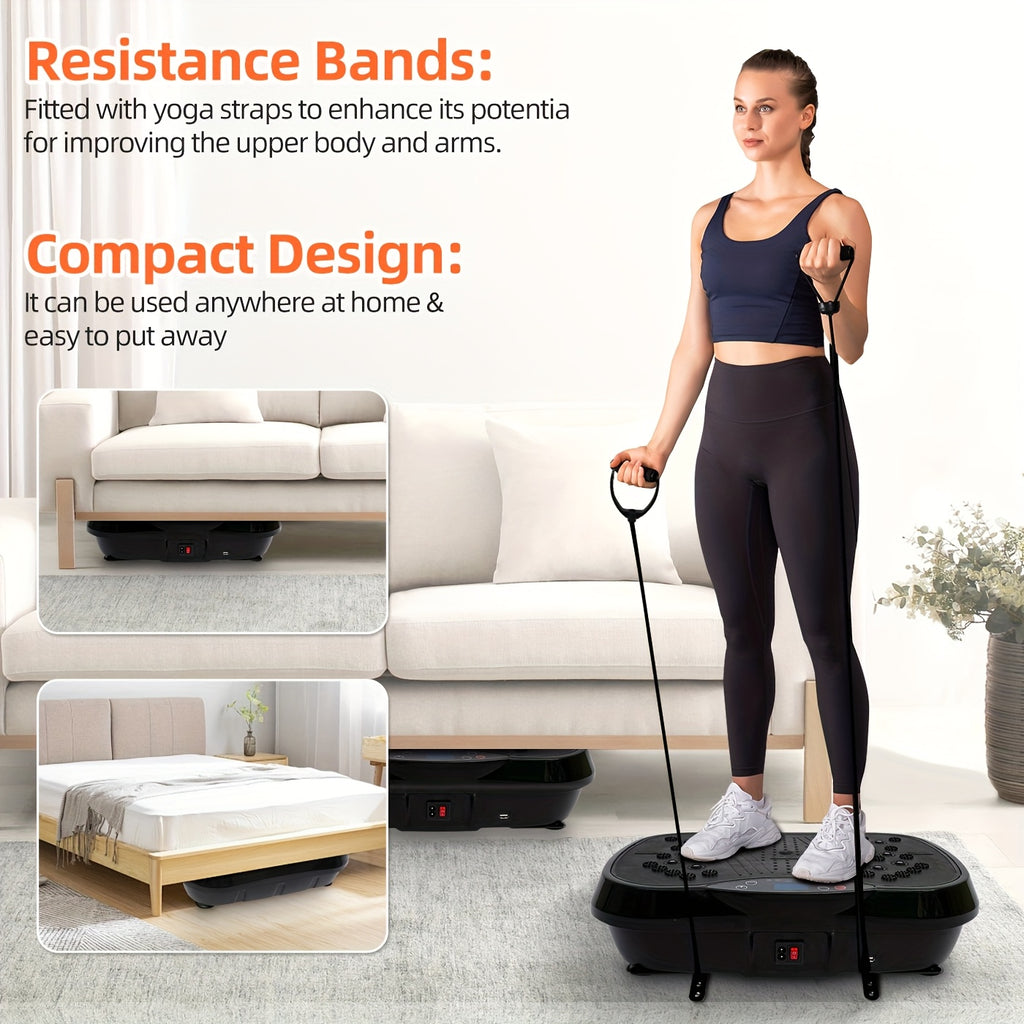 vibration plate exercise machine full body workout vibration