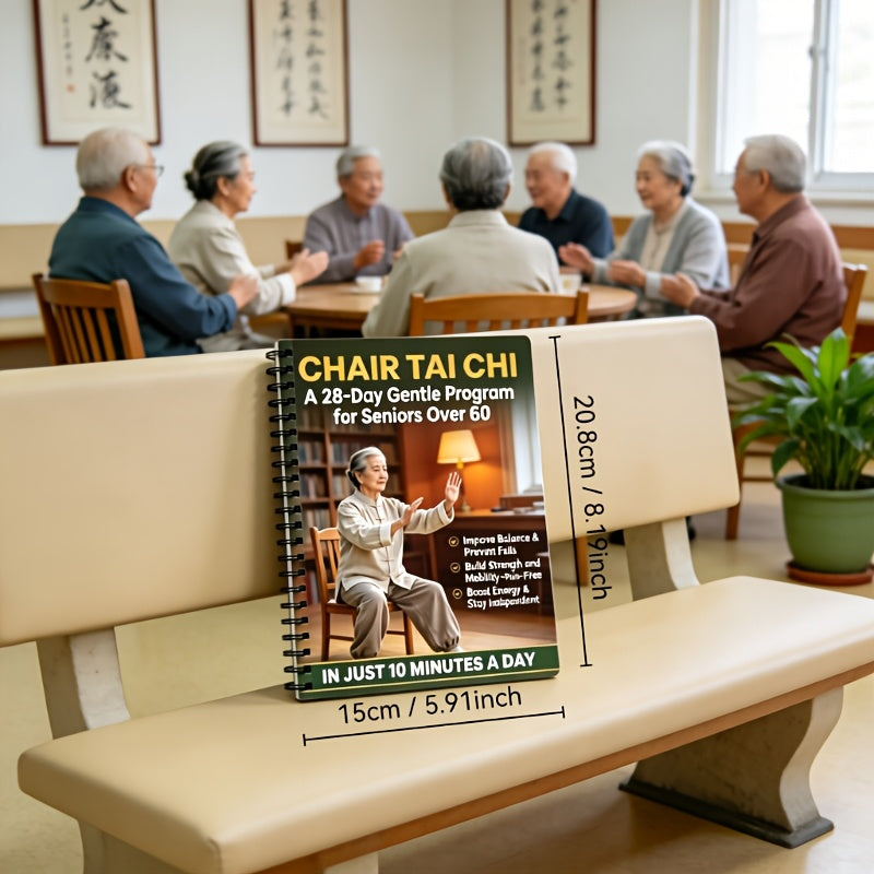 chair tai   seniors 60 spiral bound exercise notebook tai