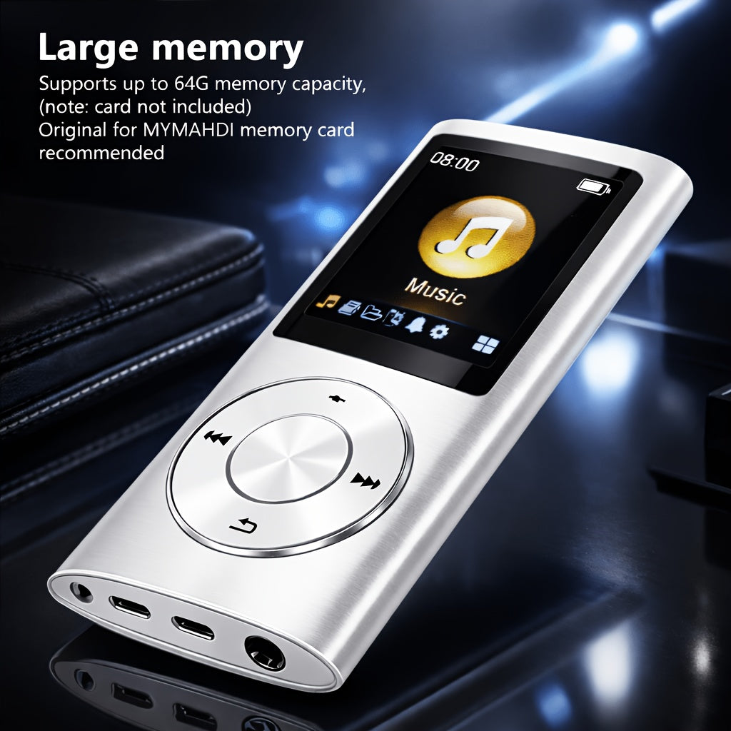 portable mp3 player stylish   a 1 8 inch lcd screen