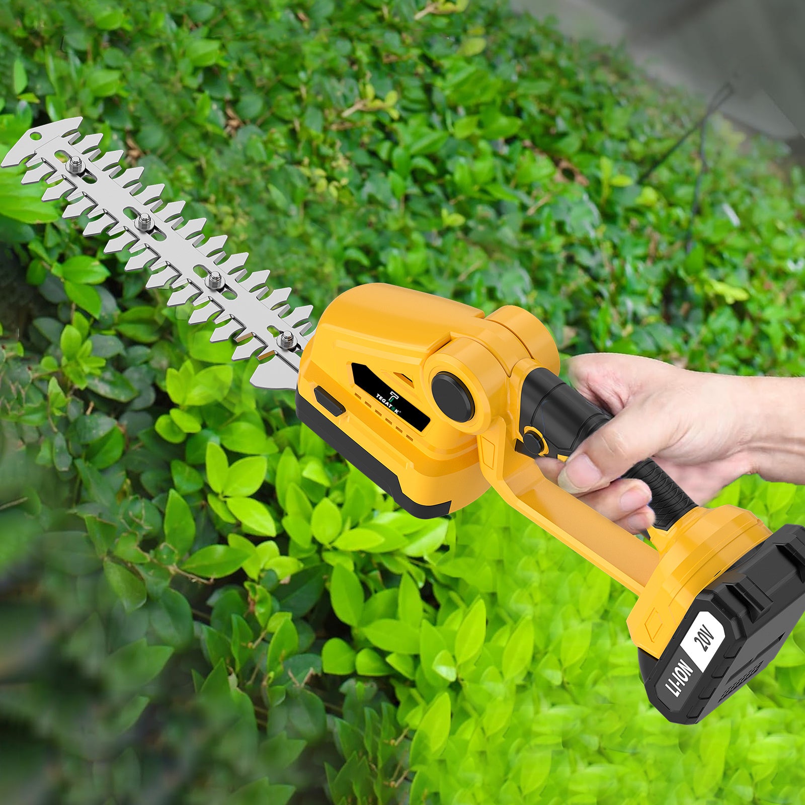 20v electric cordless hedge trimmer multifunctional