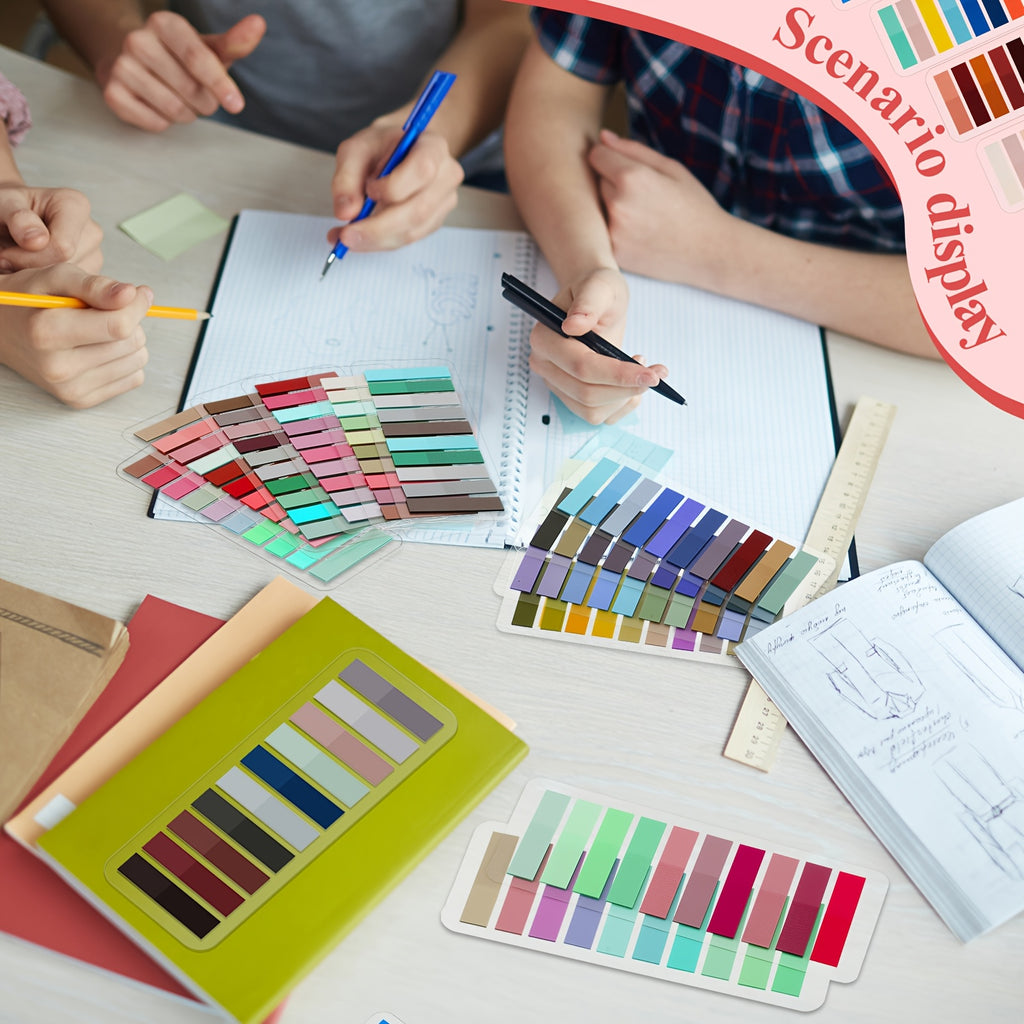 16000pcs 80 colors transparent   annotation tabs