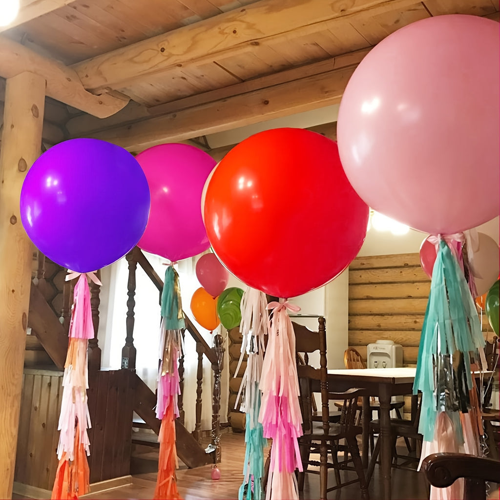 6pcs gigantic super thickened 37 inch   balloons