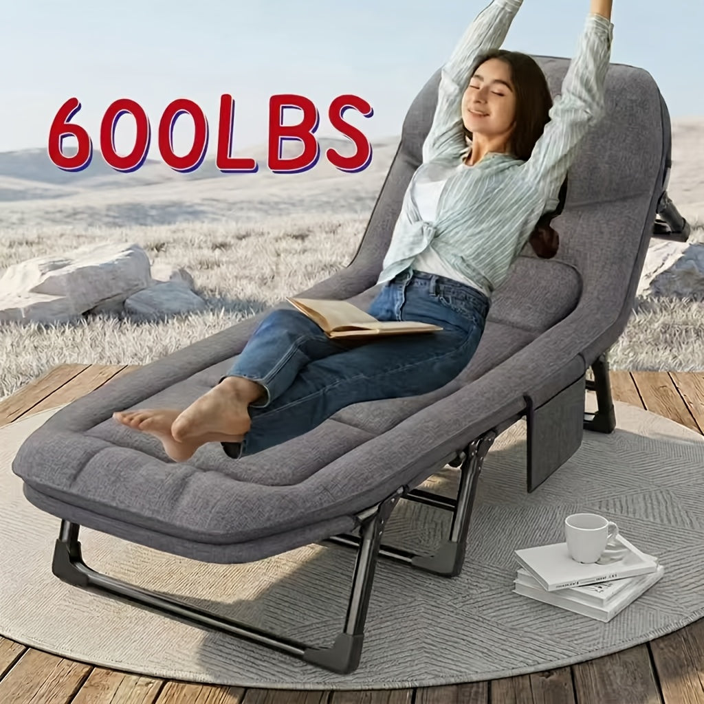 outdoor folding bed camping bed mattress portable folding