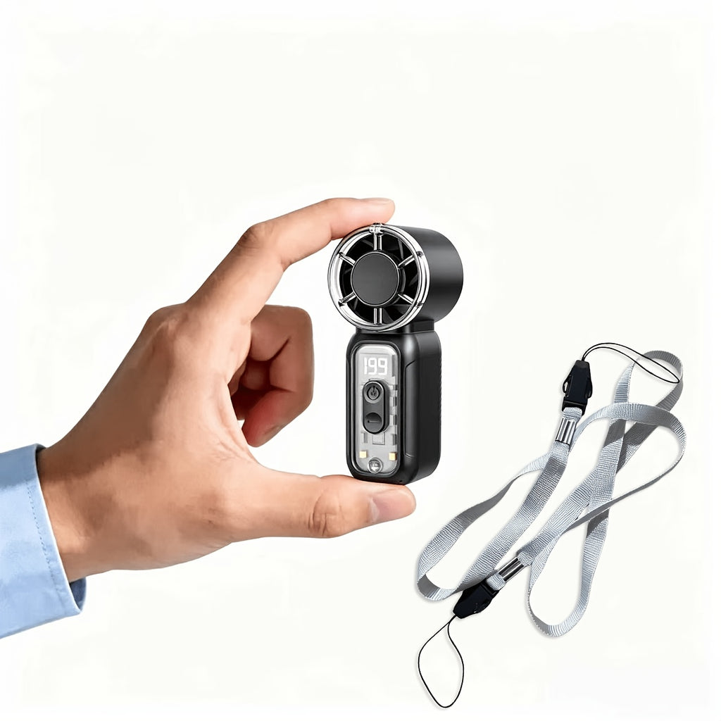 portable handheld mini fan usb rechargeable 199 level