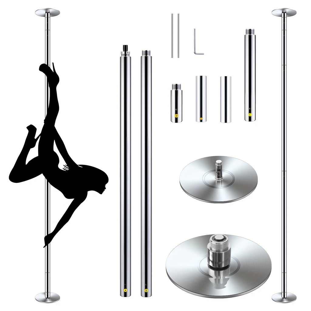 adjustable 45  dance pole removable spinning