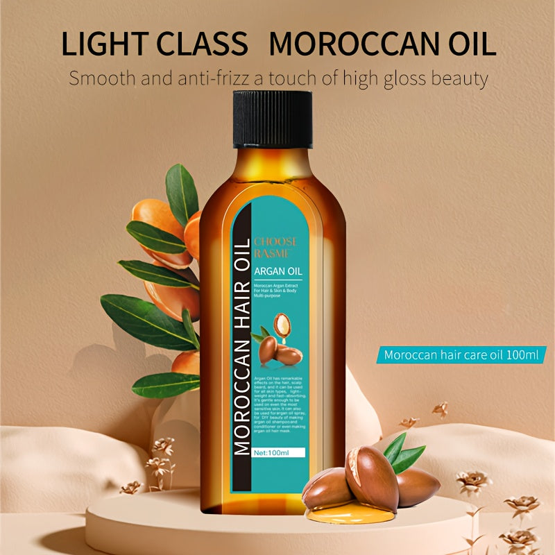 moroccan hair oil improves dry frizzy hair strengthens adds