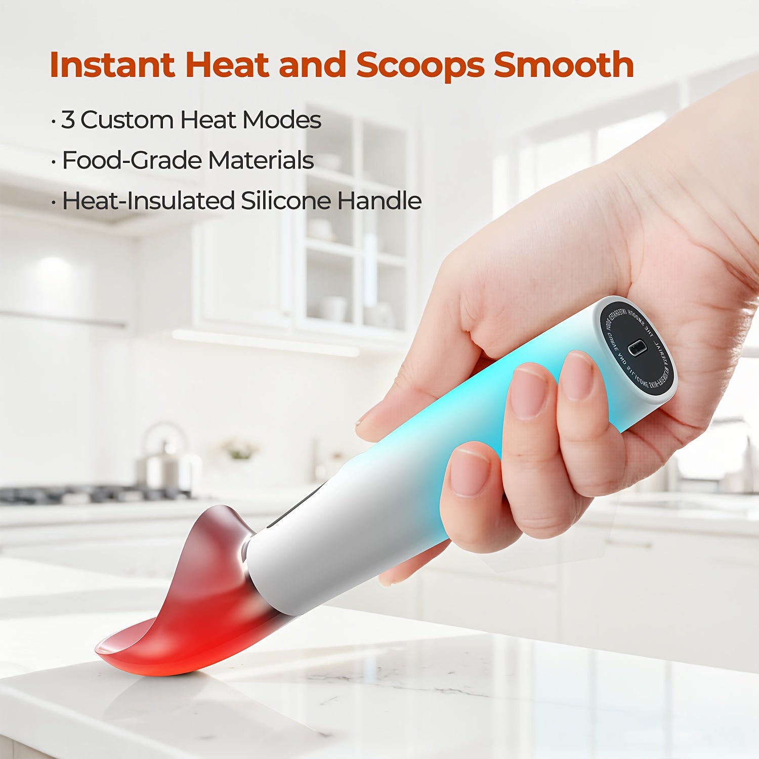 heated ice cream scoop electric ice cream scoop 3