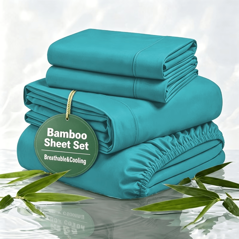 4pcs bamboo fiber sheet set 2200