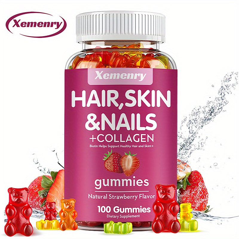 hair skin nails collagen   biotin vitamin c e