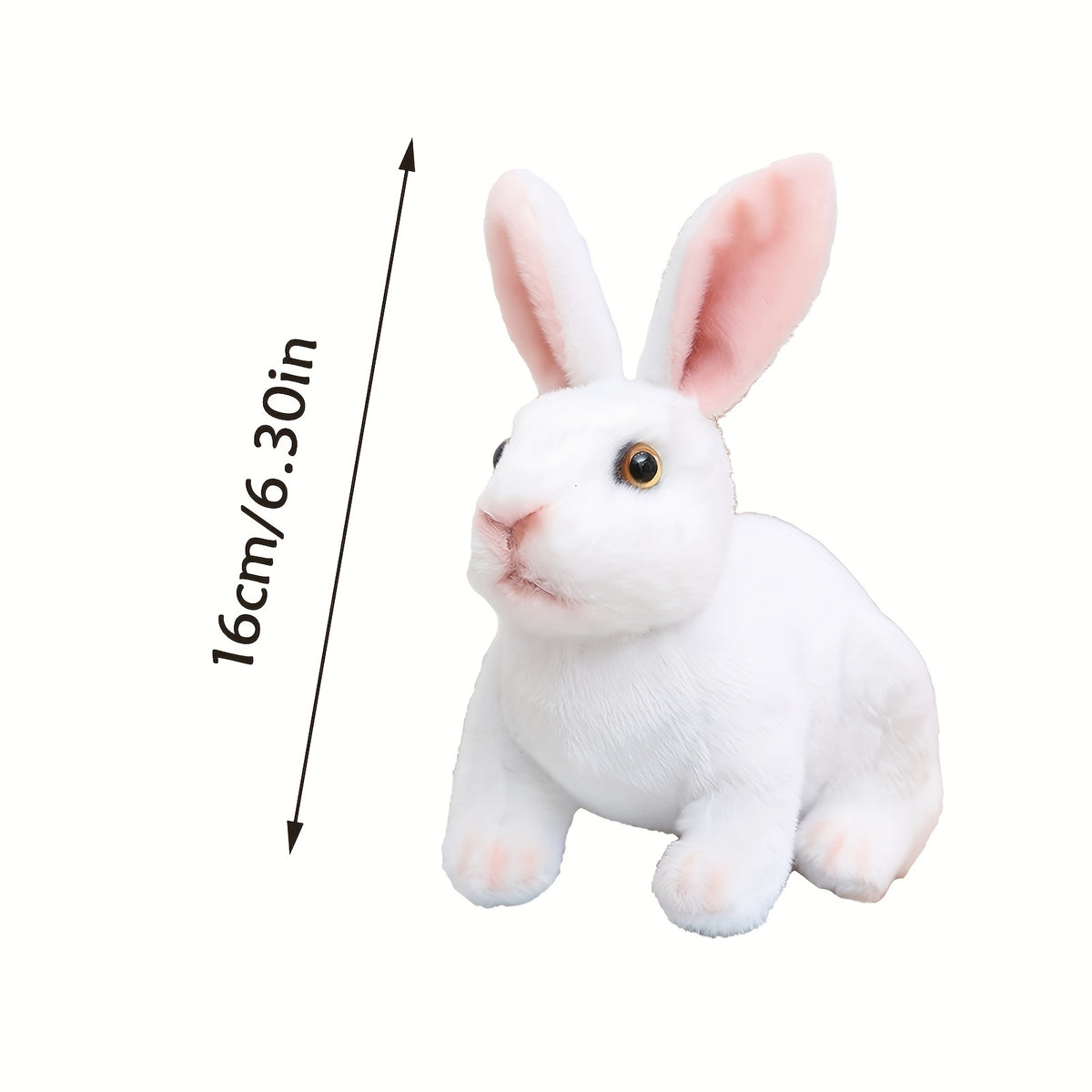 1pc cute simulation rabbit plush toy soft rabbit stuffed