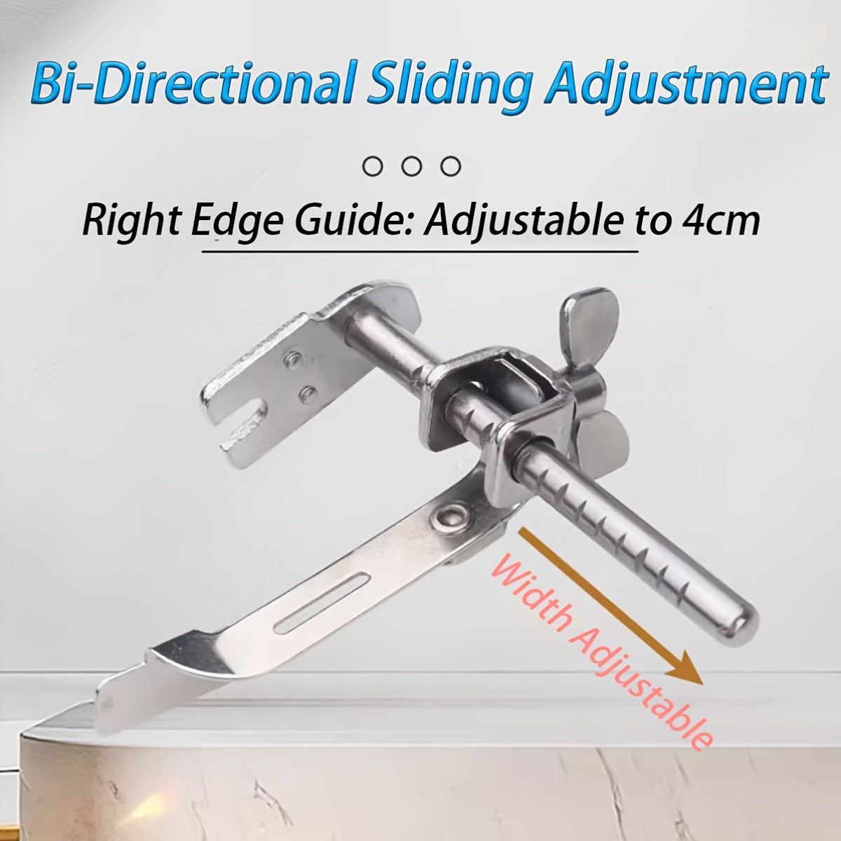 innovative positioning device sewing machine adjustable edge