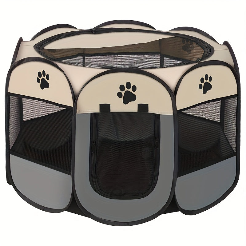 octagonal pet enclosure pet tent oxford bunai scratch
