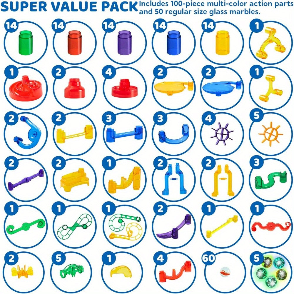glowing   kids 207pcs stem building blocks