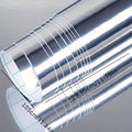 1pc 205cm long automotive mirror silvery car wrap film a