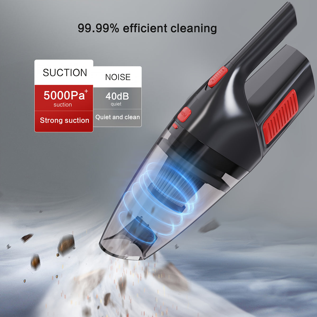 wireless convenient handheld car vacuum cleaner powerful