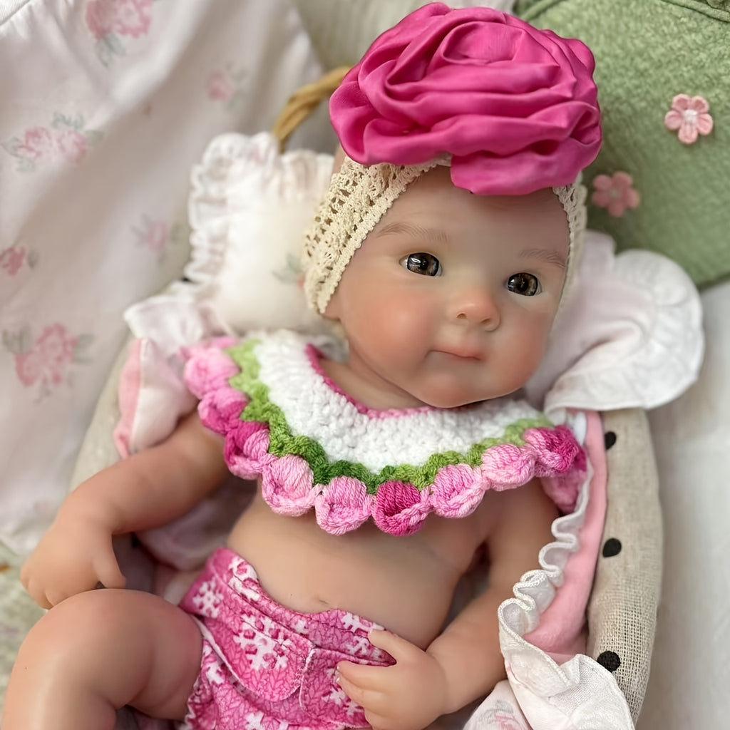 handmade realistic 13inch 33cm baby girl doll