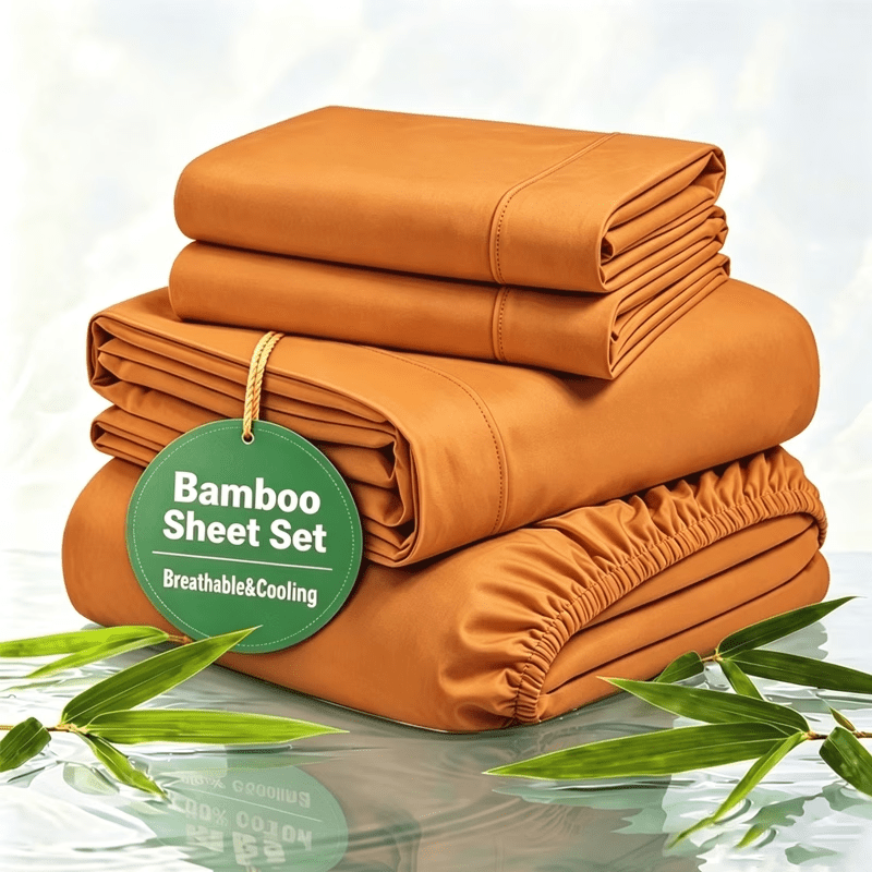 4pcs bamboo fiber sheet set 2200