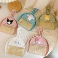 handheld broom cartoon cute desktop cleaning set