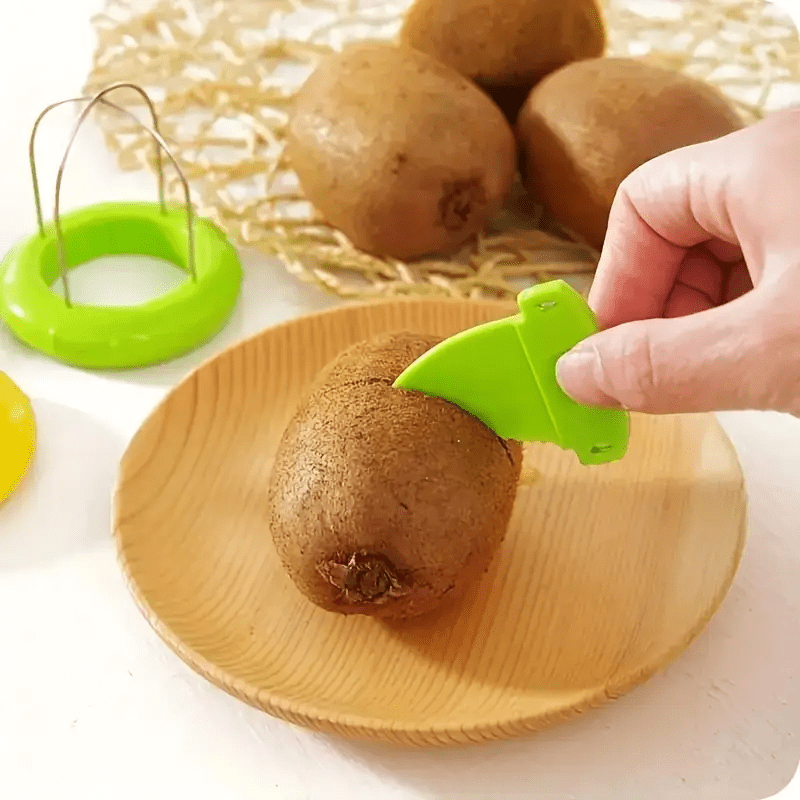 1pc   kiwi fruit slicer manual cutter peeler abs