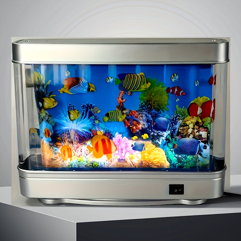 1pc desktop ornamental fish lamp usb powered a great