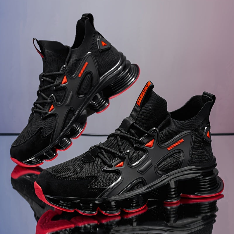 mens breathable low top sneakers running shoes