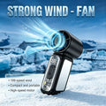 mini handheld fan 3600mah battery   motor portable