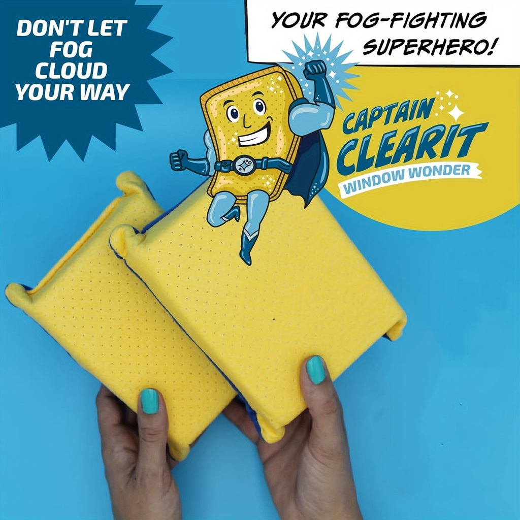 captain clear window   large super absorbent anti