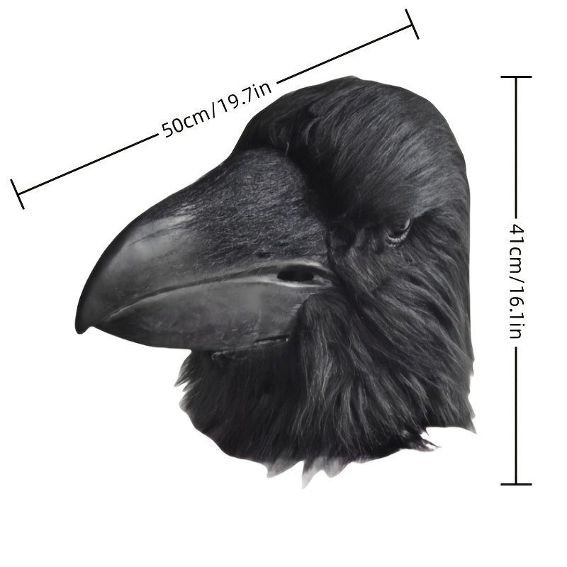 beak feather texture black latex