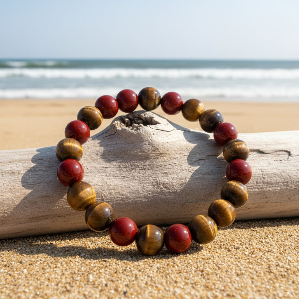 1pc bohemian tigers eye     birthstone bracelet