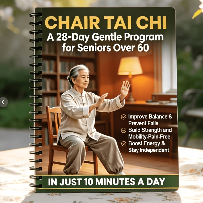 chair tai   seniors 60 spiral bound exercise notebook tai