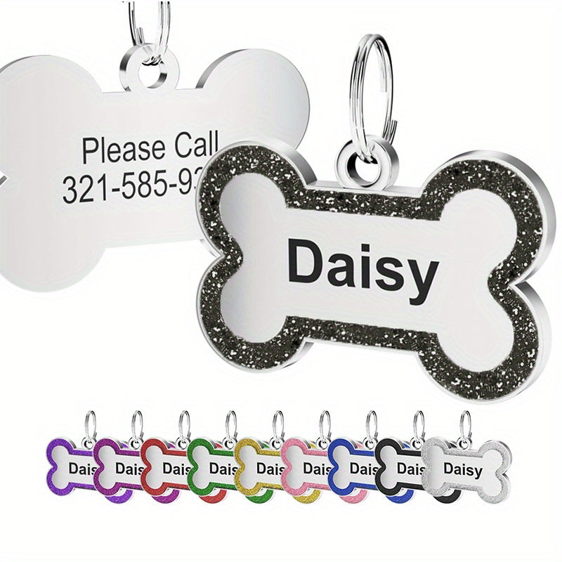 1pc bella personalized dog tag custom stainless steel id