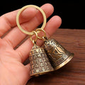 1pc retro bell keychain keyring creative bell pendant