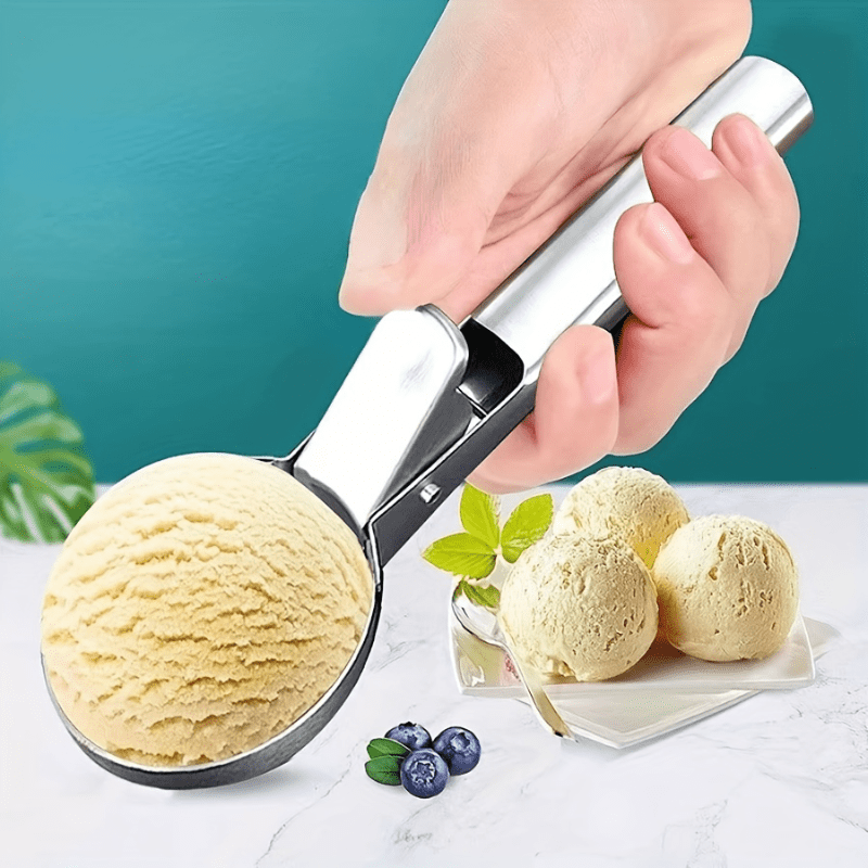 heavy duty stainless steel ice cream scoop trigger ideal ice